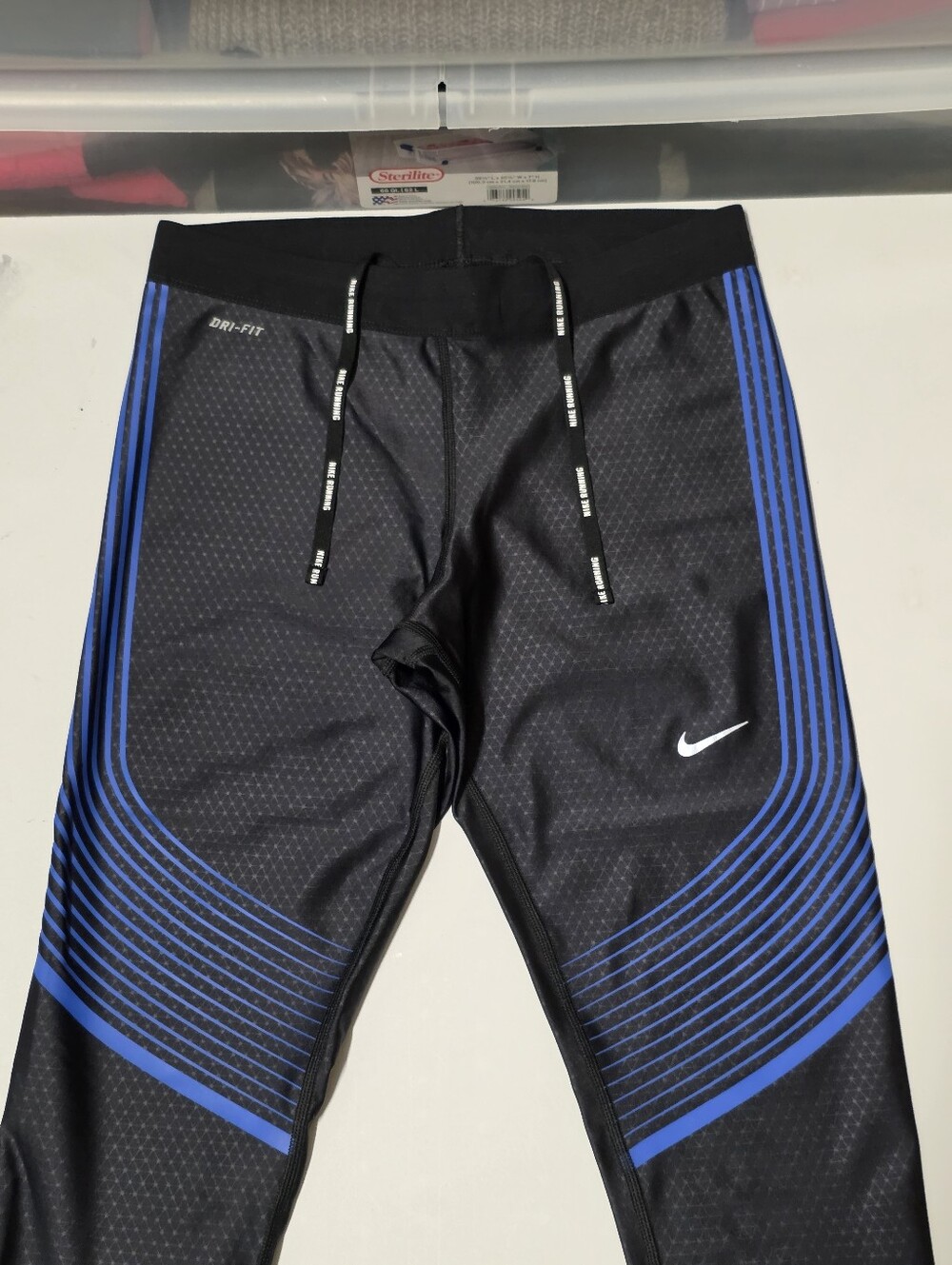 NIKE POWER FLASH RUNNING TIGHTS **RARE** SZ L - Picture 5 of 10
